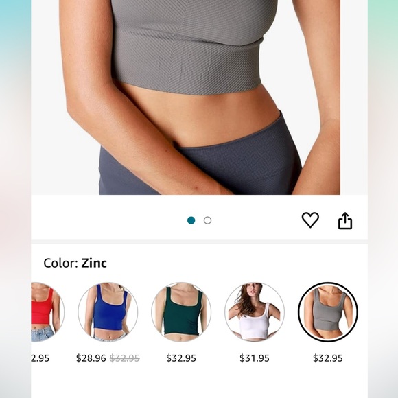 NIKIBIKI Set of 3 Seamless Chevron Ribbed Crop Top - Picture 16 of 17